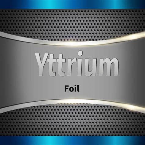 yttrium folie|Buy Yttrium Foil .